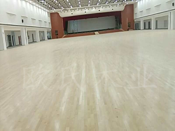 淮安富士康員工活動(dòng)中心體育館木地板