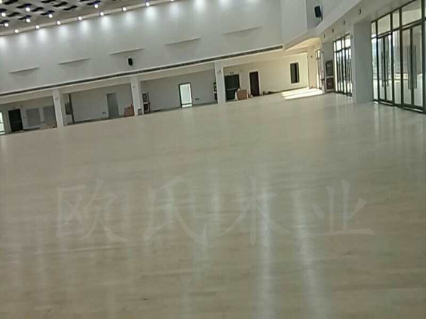 淮安富士康員工活動(dòng)中心體育館木地板