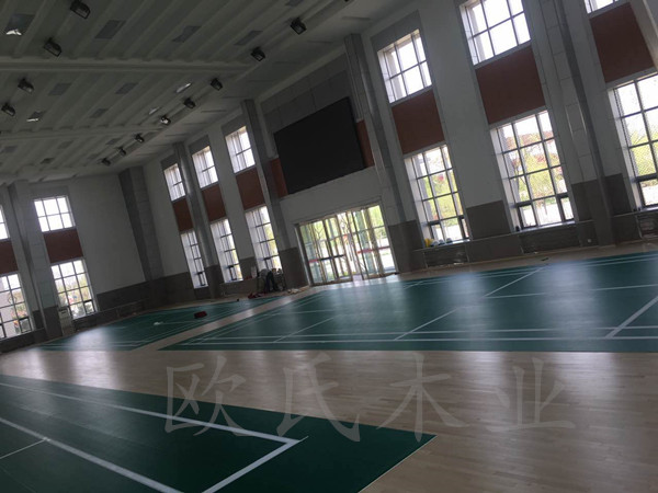 寧夏銀川消防總隊(duì)培訓(xùn)基地室內(nèi)體育館運(yùn)動(dòng)木地板案例