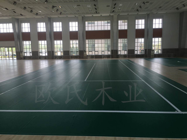 寧夏銀川消防總隊(duì)培訓(xùn)基地室內(nèi)體育館運(yùn)動(dòng)木地板案例